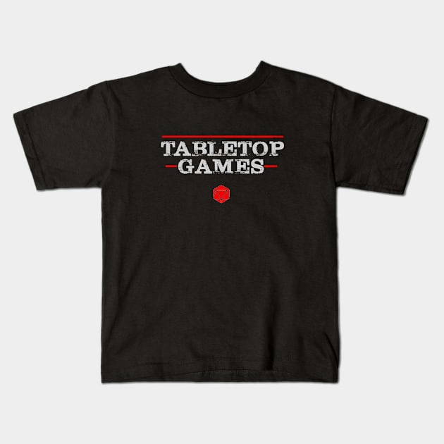 TABLETOP GAMES Kids T-Shirt by ARTEMIDA